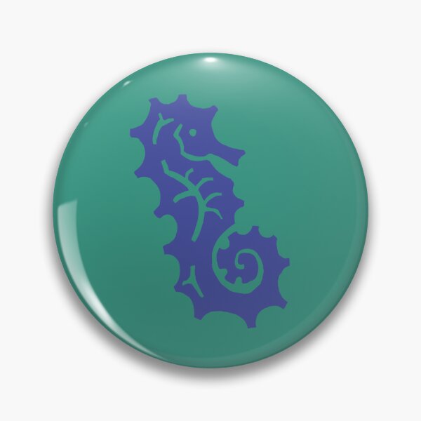 Artikelvorschau, Blaues Seepferdchen-Emblem entworfen und verkauft von Nealoc.