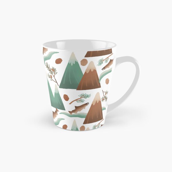 Item preview, Montañas y Salmón PNW Diseño Blanco designed and sold by Booneb.