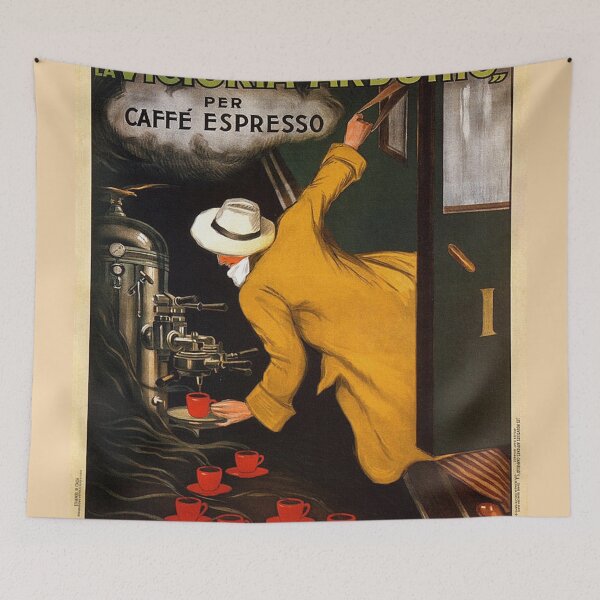 Item preview, Vintage Poster - Italy - Coffee - Victoria Arduino,La Victoria Arduino - Coffee Maker - Caffé Espresso designed and sold by TeeARTHY.