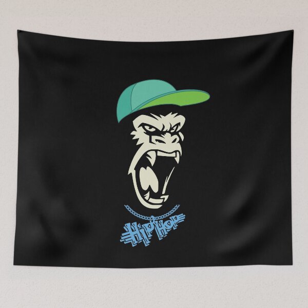 Item preview, Hip Hop Monkey For A Street Music Lovers And Rappers - Hip Hop Monkey designed and sold by Funwithmusic.