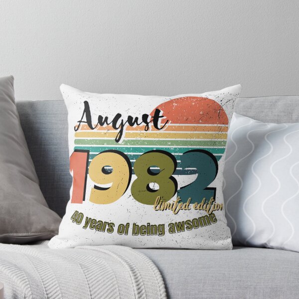 Item preview, August 1982 40 Years Of Being Awesome Limited Edition Since Old Vintage  designed and sold by xbatata.