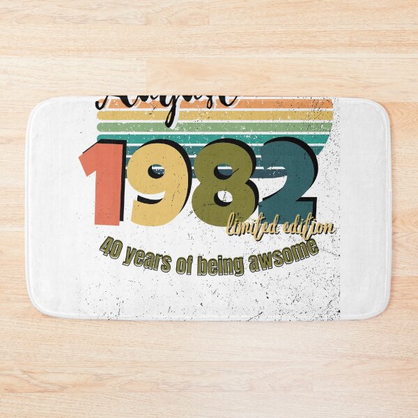 Item preview, August 1982 40 Years Of Being Awesome Limited Edition Since Old Vintage  designed and sold by xbatata.