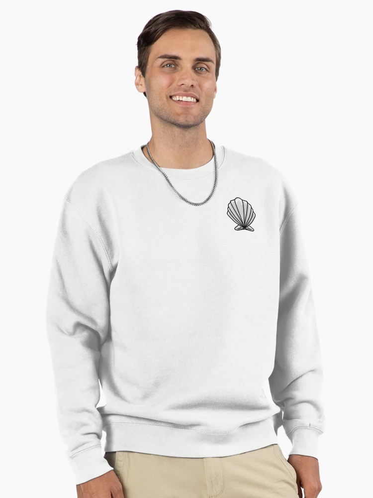 Thumbnail 2 of 6, Pullover Sweatshirt, Seashell designed and sold by Reeseworks.