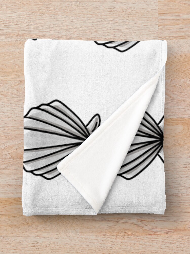 Thumbnail 3 of 6, Throw Blanket, Seashell designed and sold by Reeseworks.