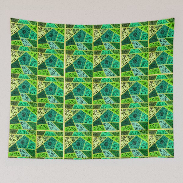 Item preview, greeny abstract design designed and sold by time-to-relax.
