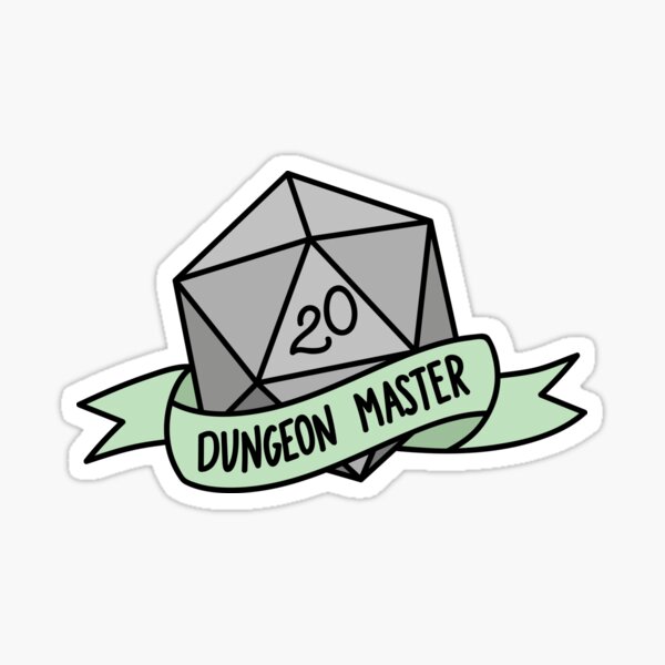 D20 - Dungeon Master Sticker