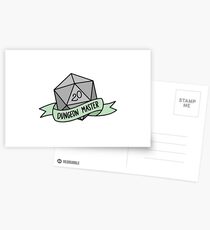 Postales D20 - Dungeon Master