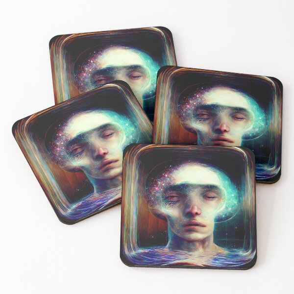 Item preview, Transcendent Consciousness Abstract Portrait designed and sold by MythicPrompts.