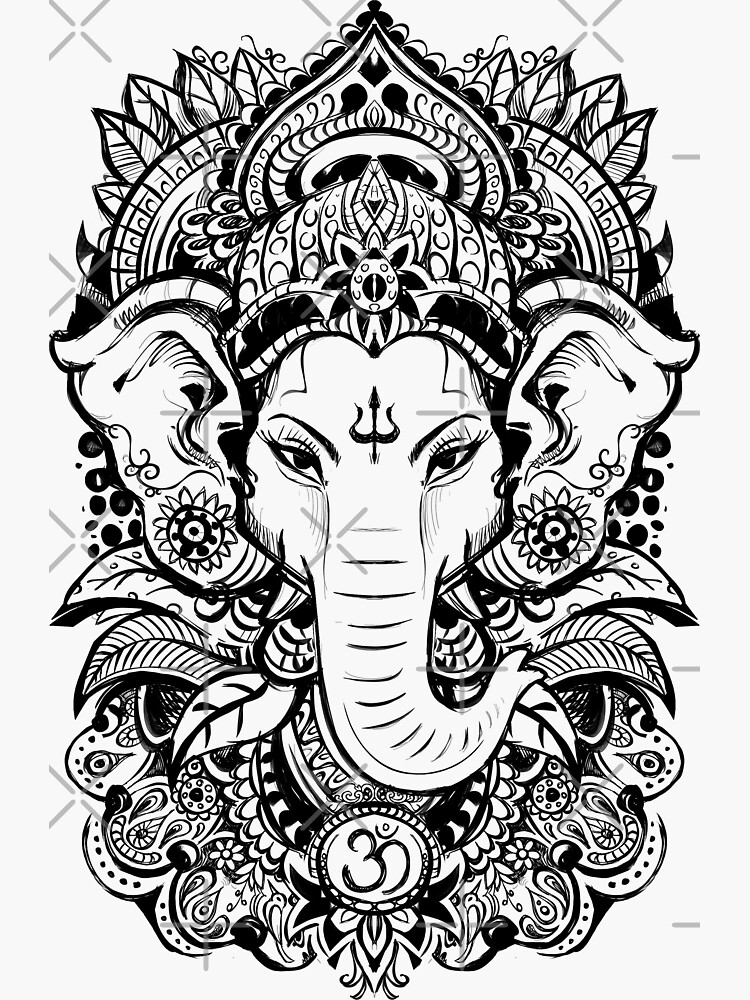 simple ganesh line drawings - Google Search | Ganesha tattoo, Ganesh tattoo,  Ganesha drawing