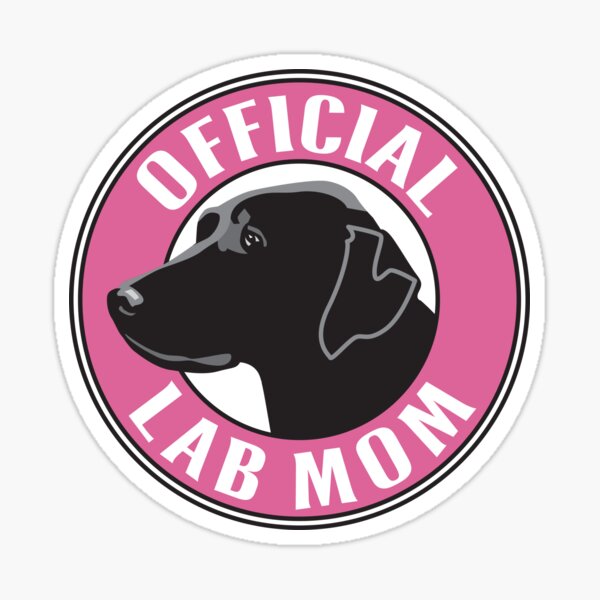 Download Lab Mom Stickers | Redbubble