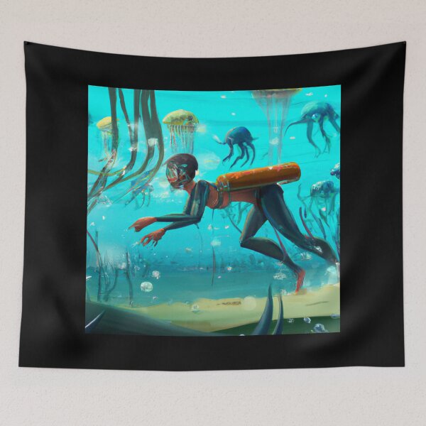 Item preview, Scuba Diving Ocean Underwater Full of Aquatic Creators designed and sold by Parag's Travel Shop.