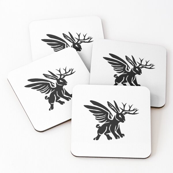 Item preview, Black Wolpertinger Emblem designed and sold by Nealoc.