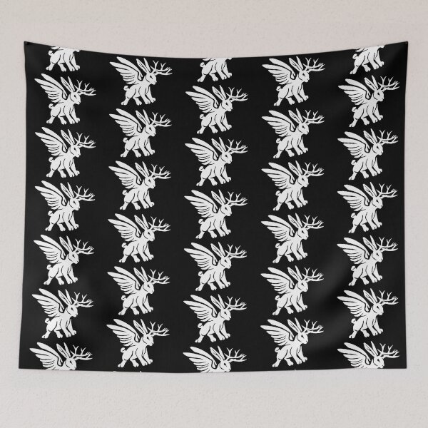 Item preview, White Wolpertinger Emblem designed and sold by Nealoc.