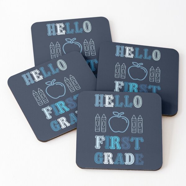 Item preview, Back to School Hello First grade | Back to School Hello First Grade | Hello 1st Grade |  goodbye kindergarten   | Back to School First grade teacher | first day of school first grade teacher designed and sold by Saffire6.