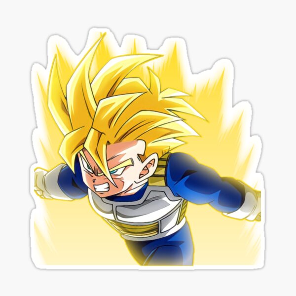 Train Insaiyan Super saiyan kid Gohan DB/DBZ/DBGT/DBS  Sticker for Sale  by Wicked Designs