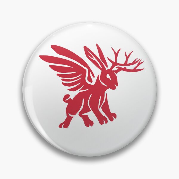 Artikelvorschau, Rotes Wolpertinger-Emblem entworfen und verkauft von Nealoc.
