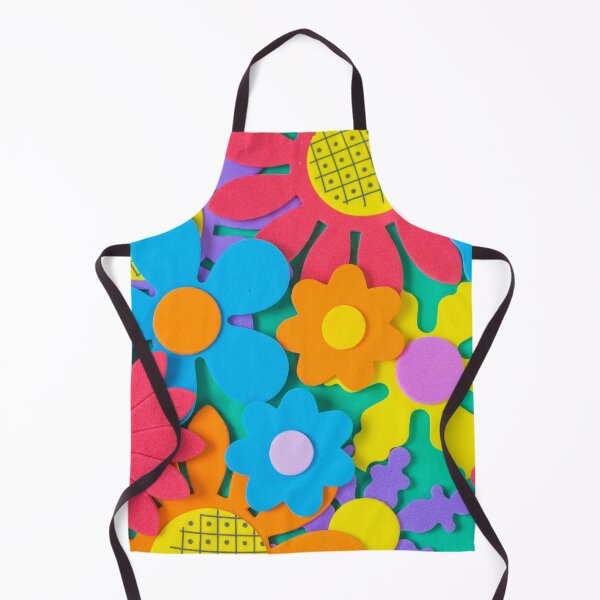 Item preview, colorful paper flowers as a texture designed and sold by Nicole Bleck.