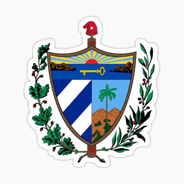 Cuba coat of arms Sticker