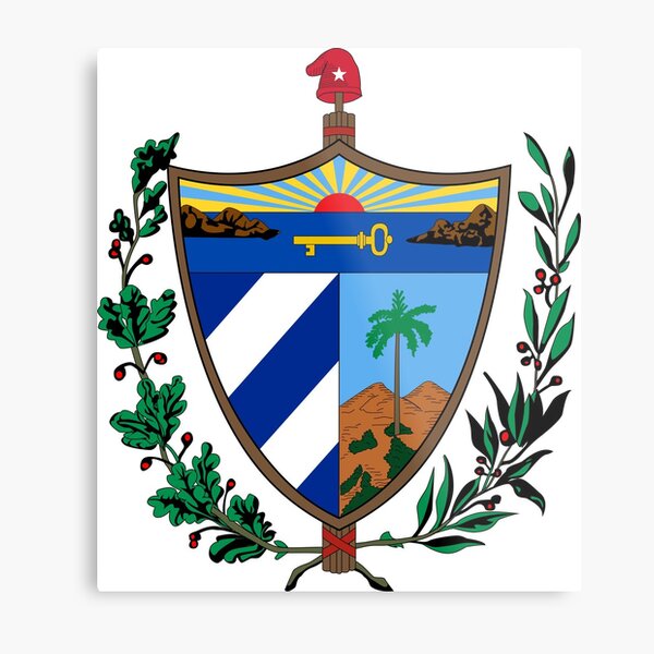 Cuba coat of arms Metal Print