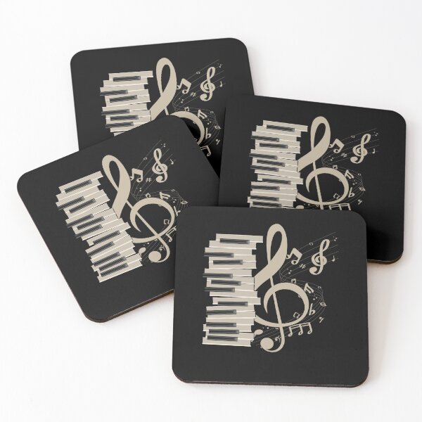 Item preview, Piano Clef Music Gift Treble Clef Piano designed and sold by Lenny Stahl.