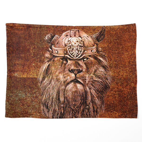 the Viking lion Art Board Print for Sale by nasersadat