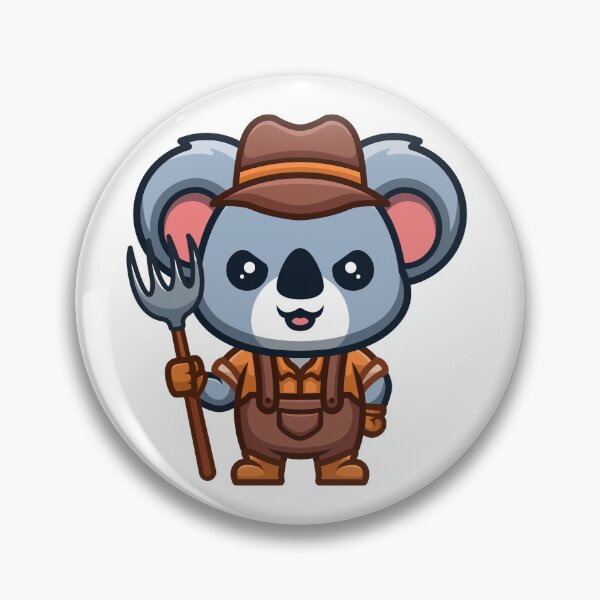 Item preview, Koala Farmer Cute Cartoon designed and sold by GumregaStudio.