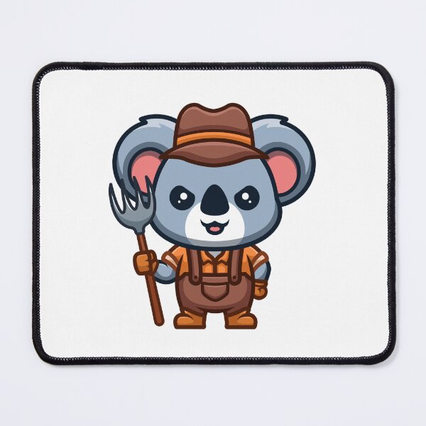 Item preview, Koala Farmer Cute Cartoon designed and sold by GumregaStudio.
