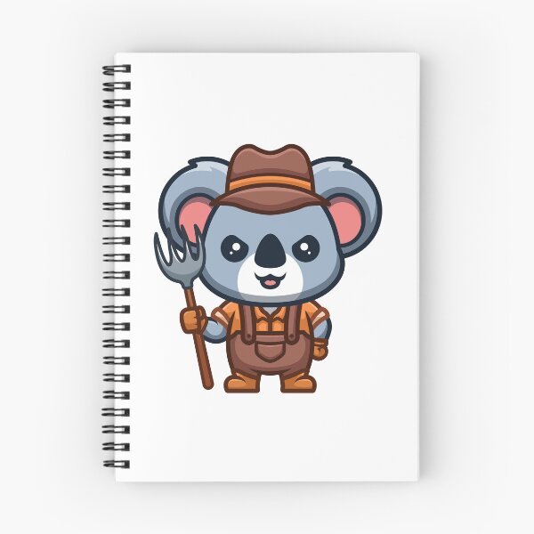 Item preview, Koala Farmer Cute Cartoon designed and sold by GumregaStudio.