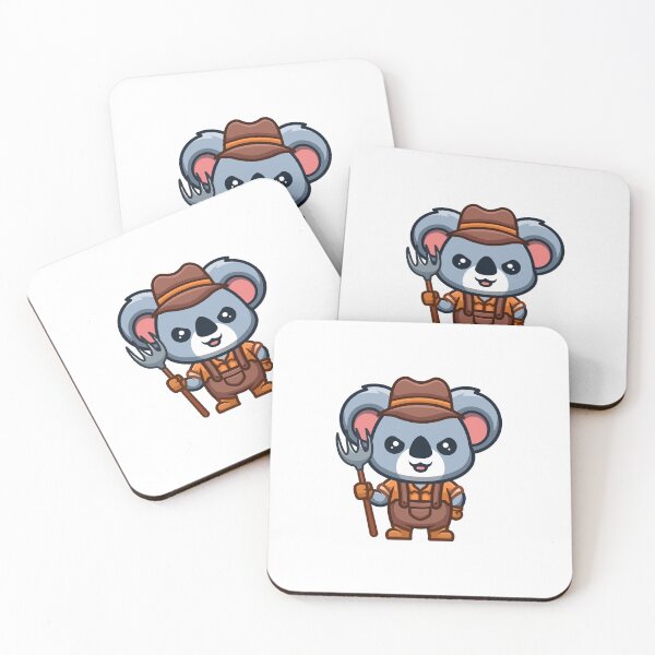 Item preview, Koala Farmer Cute Cartoon designed and sold by GumregaStudio.