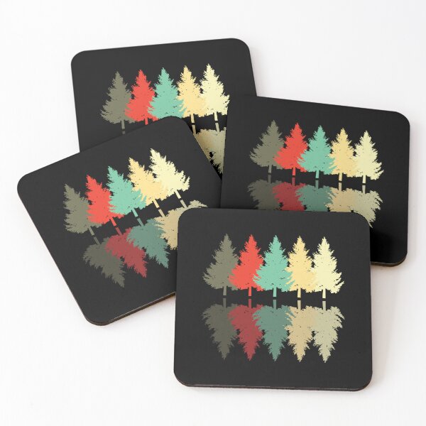 Item preview, Forest Retro Trees Nature Hiker Forester Gift Outdoor designed and sold by Lenny Stahl.