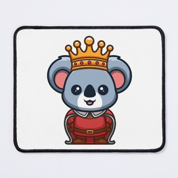 Item preview, Koala King Cute Cartoon designed and sold by GumregaStudio.