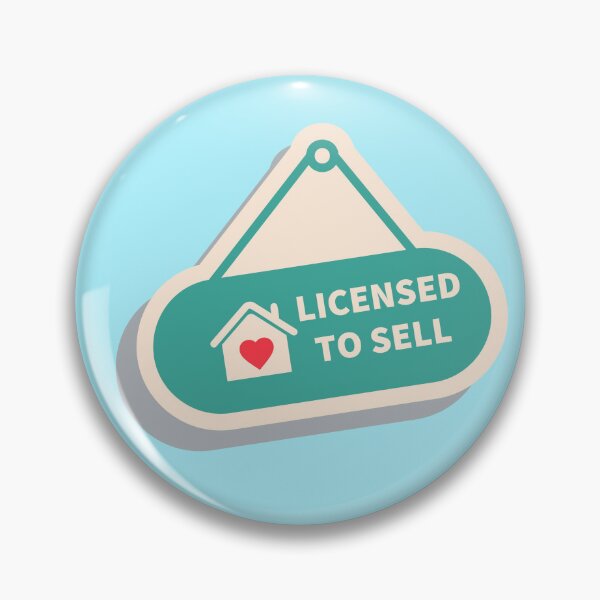 Item preview, Licensed To Sell Real Estate Agent Realtor housing market house home designed and sold by to-esu.