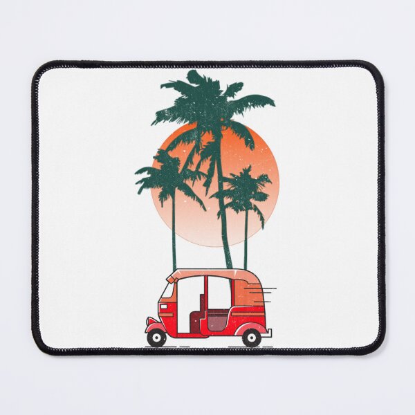 Item preview, Tuk tuk and palm trees designed and sold by NobelFashion.