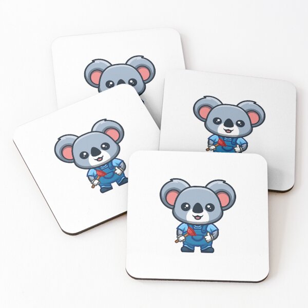 Item preview, Koala Plumber Cute Cartoon designed and sold by GumregaStudio.