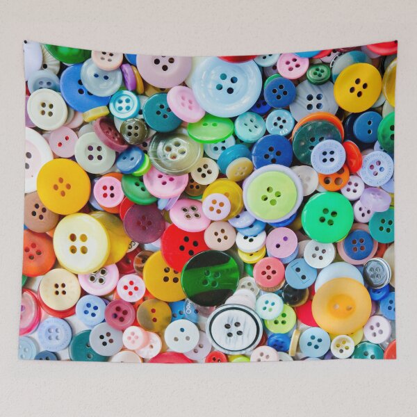 Item preview, colorful buttons as a texture designed and sold by Nicole Bleck.