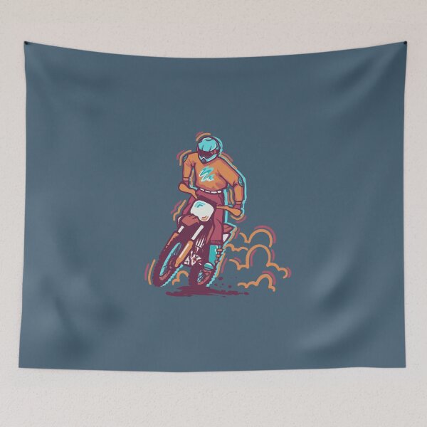 Item preview, Retro Dirtbiker designed and sold by ShyIguana.