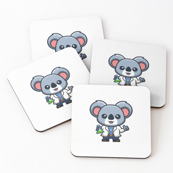 Item preview, Koala Scientist Cute Cartoon designed and sold by GumregaStudio.