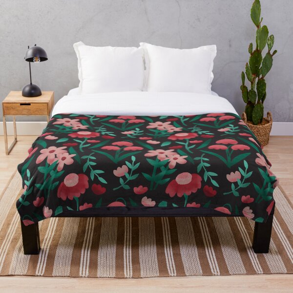 Item preview, Sweet Red Florals with Black designed and sold by Booneb.