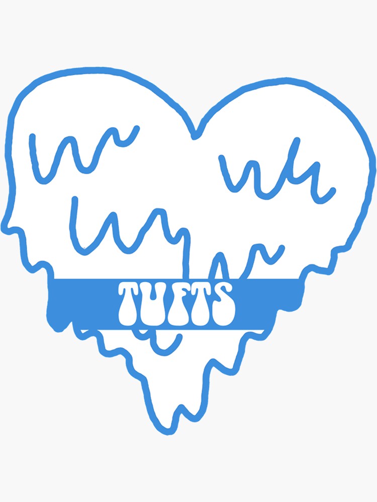 "Tufts University Heart " Sticker for Sale by soniagreen886 Redbubble
