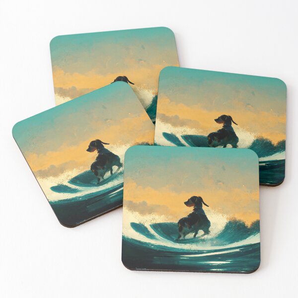 Item preview, Dramatic Beach Dachshund designed and sold by MilesJager.