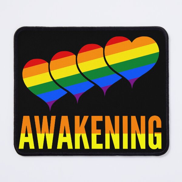 Item preview, Gay Awakening with Rainbow Hearts designed and sold by Design-Maniya.