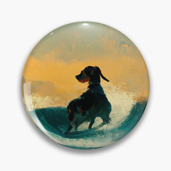 Item preview, Dramatic Beach Dachshund designed and sold by MilesJager.