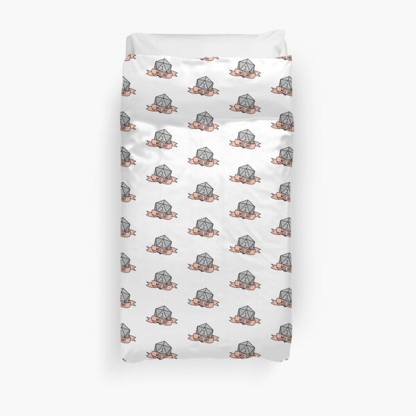 D20 - Well, Shit Duvet Cover