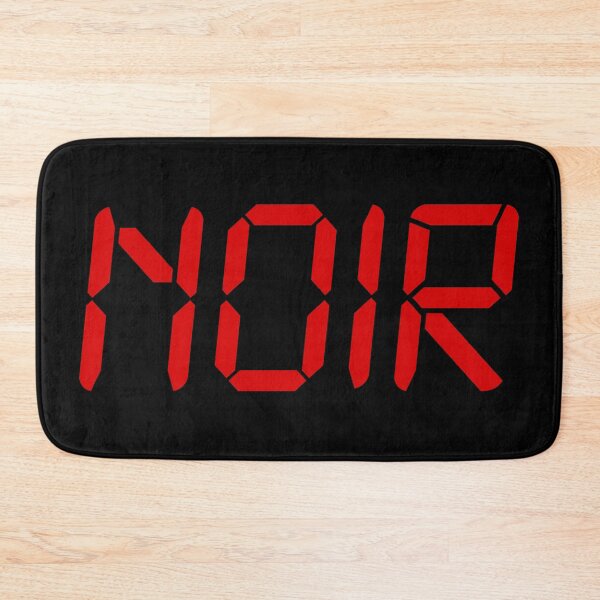 Item preview, Noir_Digital Clock designed and sold by ZMorrisDesigns.
