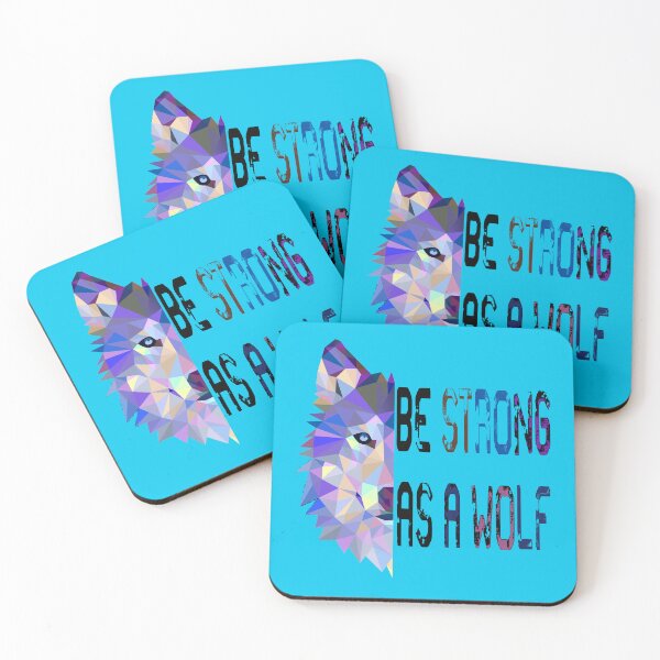 Item preview, Be strong as a wolf - motivation quote designed and sold by Ach B.
