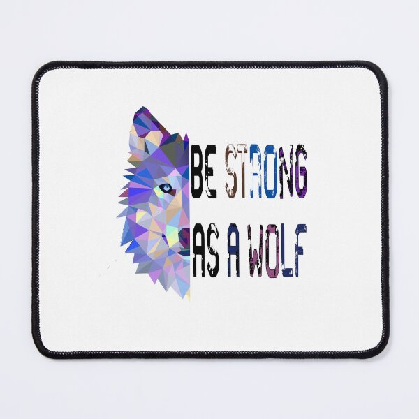 Item preview, Be strong as a wolf - motivation quote designed and sold by Ach B.