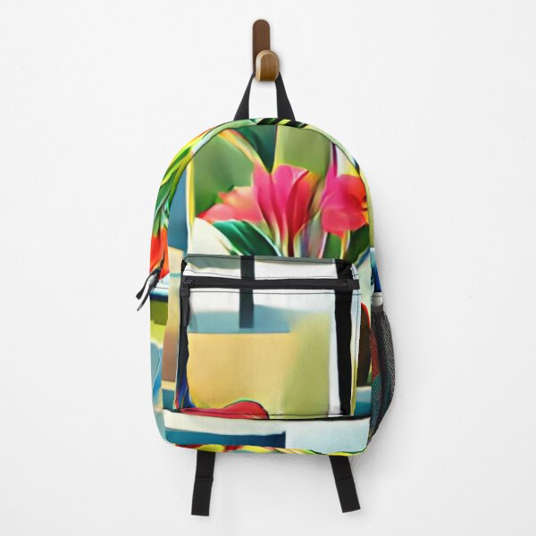 Item preview, mid-century flowers in window original art designed and sold by Surrealarts727.