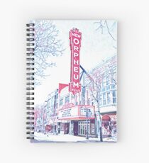 Orpheum Theater & State Street in Madison, Wisconsin Spiral Notebook