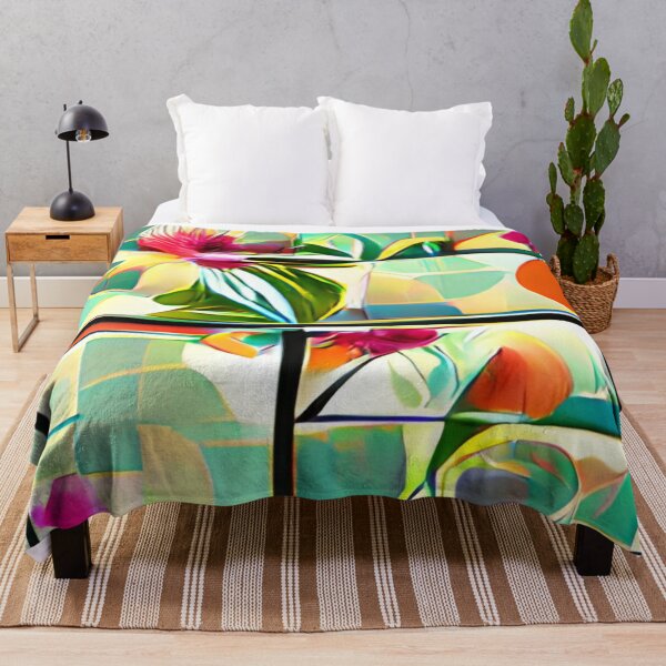 Item preview, mid-century flowers in window original art designed and sold by Surrealarts727.