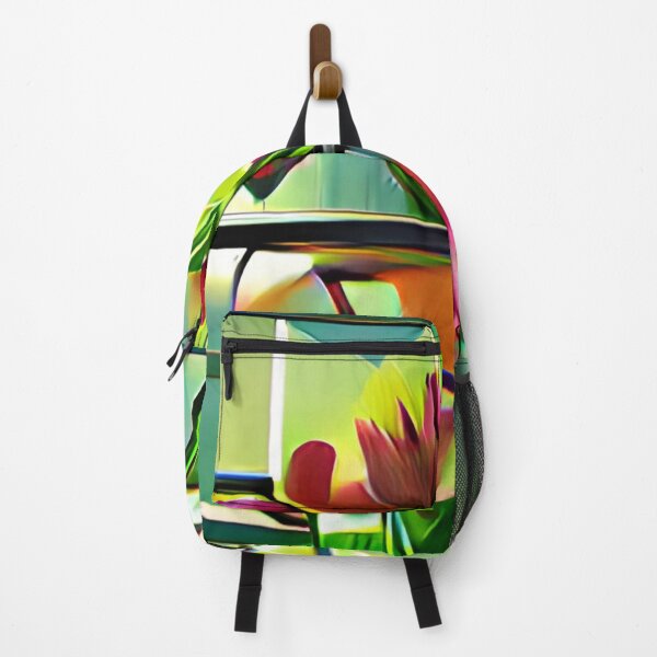 Item preview, mid-century flowers in window original art designed and sold by Surrealarts727.